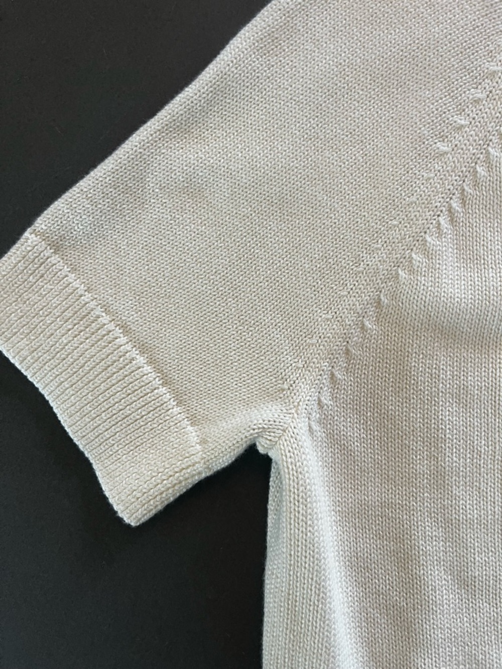 Universal Thread Cream Short Sleeve Button Cardigan 100% Cotton Size Medium NEW - Picture 4 of 13